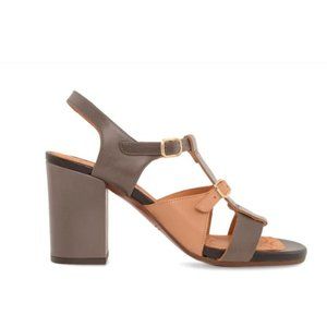 New! Chie Mihara Reinol Two-Tone Open-Toe Heeled Sandals | 39.5
